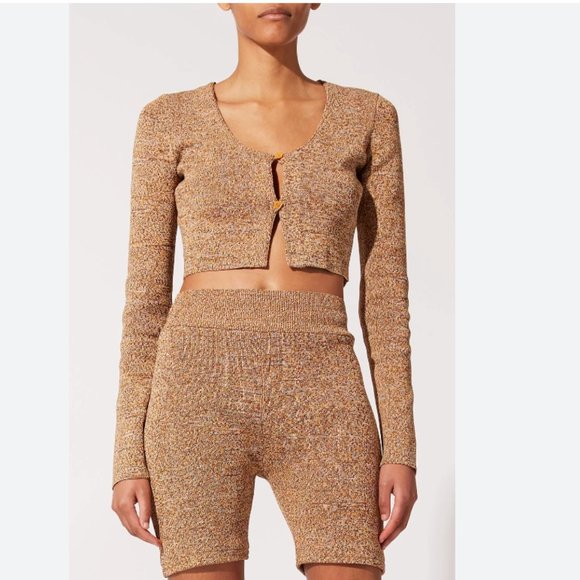 NWT Solid & Striped  The Molly Cardigan in Marigold Multi - Picture 2 of 9